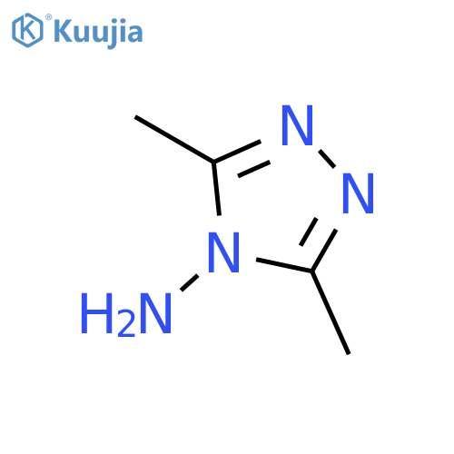 3,5-Dimethyl-4H-1,2,4-triazol-4-amine structure