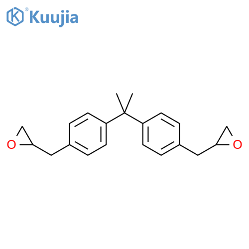 2,2'-((Propane-2,2-diylbis(4,1-phenylene))bis(methylene))bis(oxirane) structure