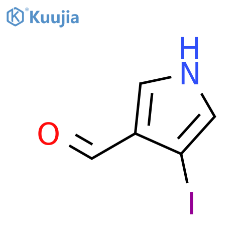 4-Iodo-1H-pyrrole-3-carbaldehyde structure