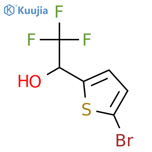 1-(5-Bromothiophen-2-yl)-2,2,2-trifluoroethanol structure