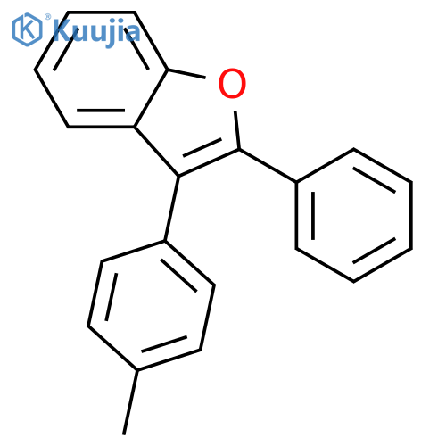 Benzofuran, 3-(4-methylphenyl)-2-phenyl- structure