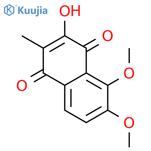 3-O-Demethyl-5,6-O-dimethylmalvone A structure