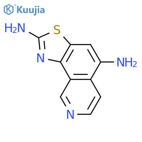 Thiazolo[5,4-h]isoquinoline-2,5-diamine structure