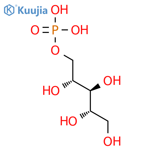 D-Ribitol,5-(dihydrogen phosphate) structure