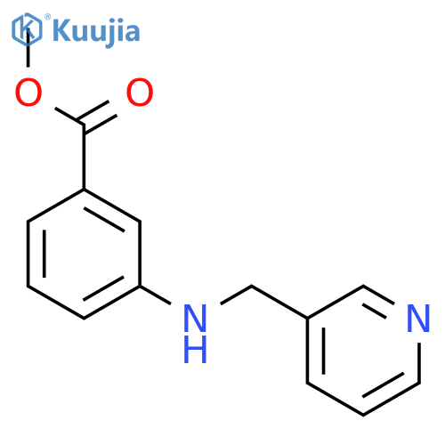 Methyl 3-((pyridin-3-ylmethyl)amino)benzoate structure