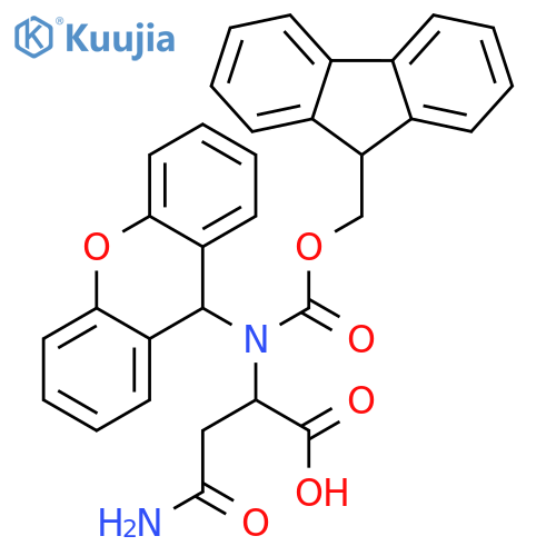 Fmoc-d-asn(xan)-oh structure