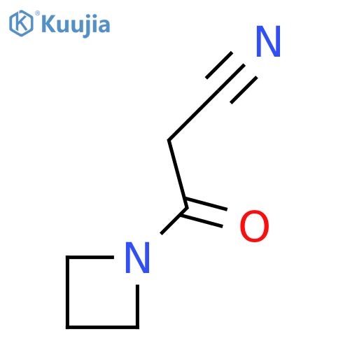 Azetidine,1-(cyanoacetyl)-(9CI) structure