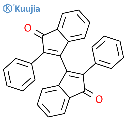 [3,3'-Bi-1H-indene]-1,1'-dione, 2,2'-diphenyl- structure