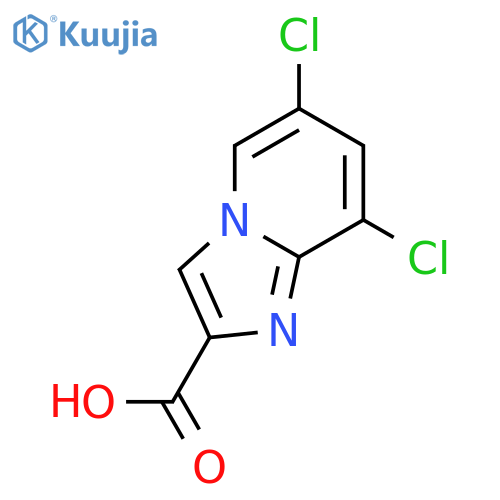 6,8-Dichloroimidazo1,2-apyridine-2-carboxylic Acid structure