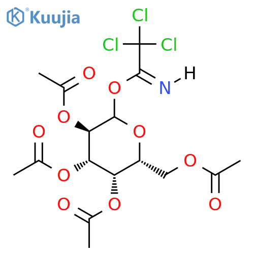2,3,4,6-TETRA-O-ACETYL-ALPHA-D-GALACTOPYRANOSYL TRICHLOROACETIMIDATE structure