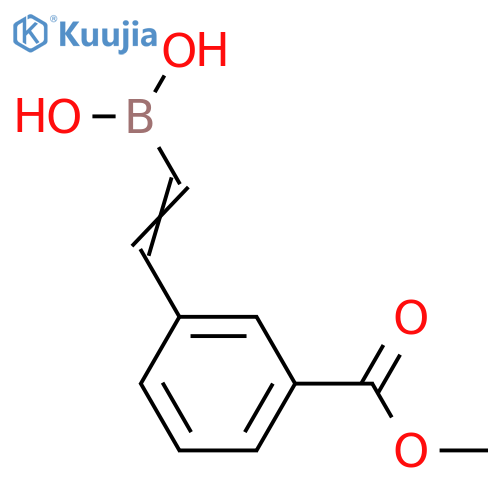 (Z)-2-3-(methoxycarbonyl)phenylethenylboronic acid structure