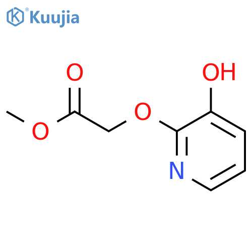 Acetic acid, [(3-hydroxy-2-pyridinyl)oxy]-, methyl ester (9CI) structure