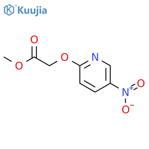 Acetic acid, [(5-nitro-2-pyridinyl)oxy]-, methyl ester structure