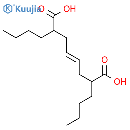 4-Octenedioic acid, 2,7-dibutyl- structure