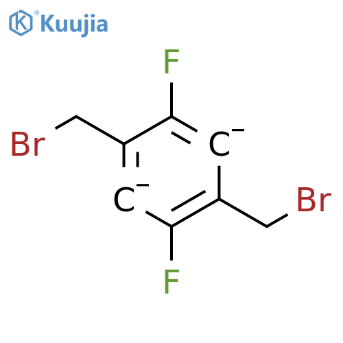 1,4-Bis(bromomethyl)-2,5-difluorobenzene structure