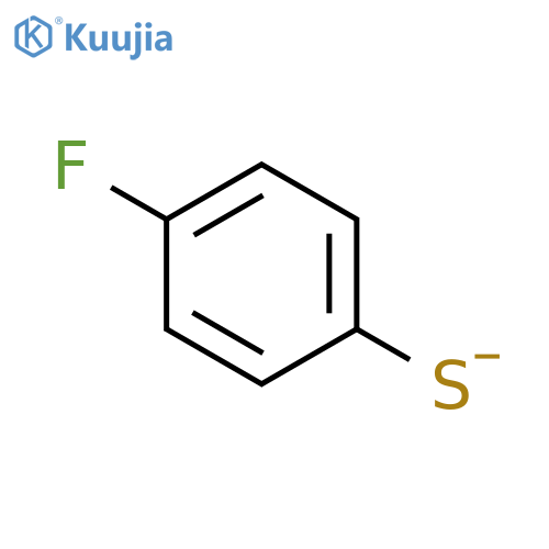 4-fluorobenzenethiolate structure