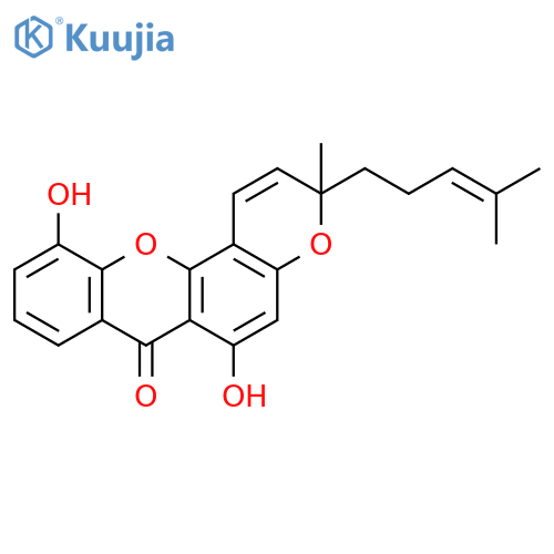 3H,7H-Pyrano[2,3-c]xanthen-7-one,6,11-dihydroxy-3-methyl-3-(4-methyl-3-pentenyl)- structure