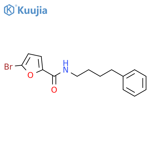 5-Bromo-N-(4-phenylbutyl)furan-2-carboxamide structure