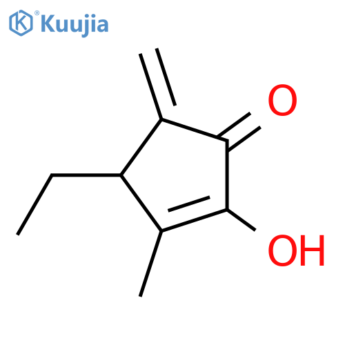 2-Cyclopenten-1-one,4-ethyl-2-hydroxy-3-methyl-5-methylene- structure