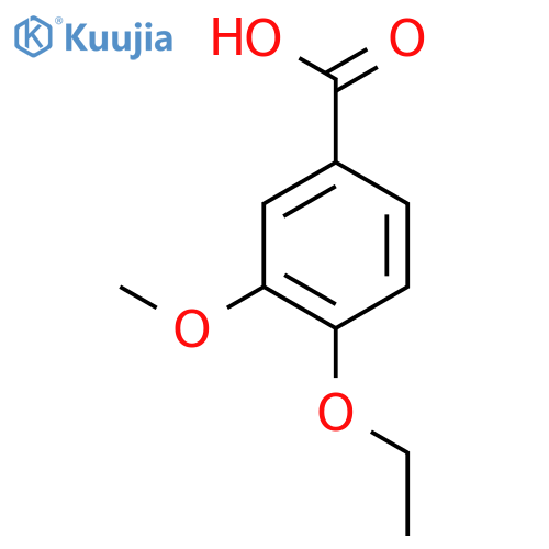 4-Ethoxy-3-methoxybenzoic acid structure
