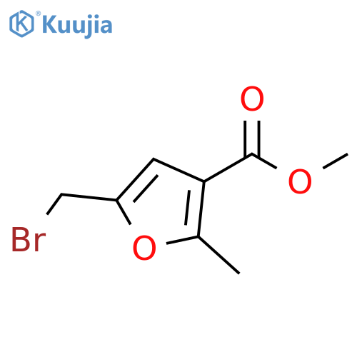 methyl 5-(bromomethyl)-2-methylfuran-3-carboxylate structure