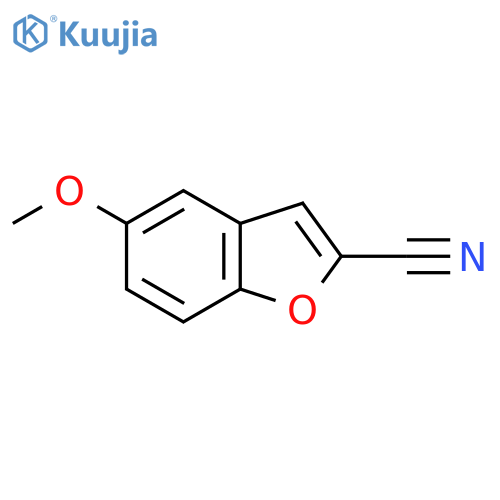 5-Methoxybenzofuran-2-carbonitrile structure