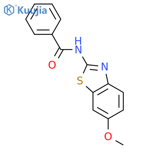 N-(6-methoxy-1,3-benzothiazol-2-yl)benzamide structure