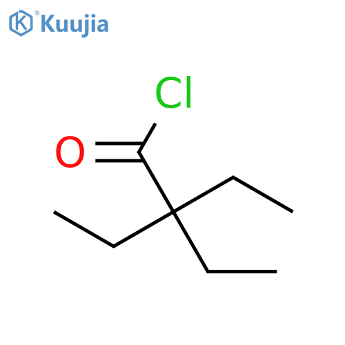 Butanoyl chloride, 2,2-diethyl- structure