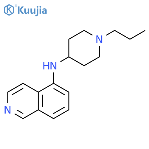 5-Isoquinolinamine, N-(1-propyl-4-piperidinyl)- structure