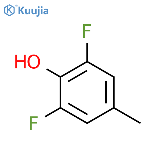 Phenol, 2,6-difluoro-4-methyl- structure