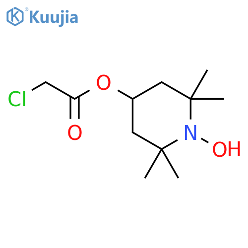 1-Piperidinyloxy, 4-[(chloroacetyl)oxy]-2,2,6,6-tetramethyl- structure