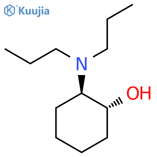 Cyclohexanol, 2-(dipropylamino)-, (1R,2R)-rel- structure