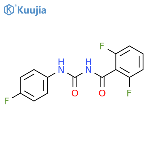 Benzamide,2,6-difluoro-N-[[(4-fluorophenyl)amino]carbonyl]- structure