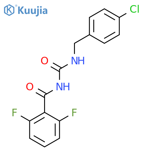 Benzamide, N-[[(4-chlorophenyl)methylamino]carbonyl]-2,6-difluoro- structure