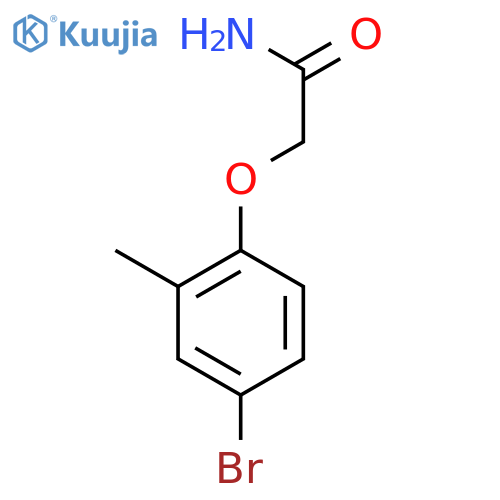 2-(4-Bromo-2-methylphenoxy)acetamide structure