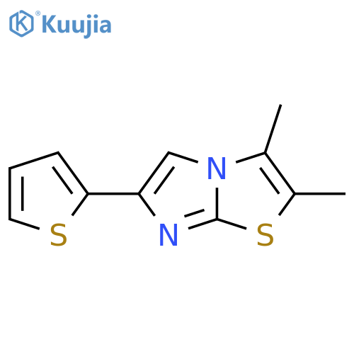 2,3-dimethyl-6-(thiophen-2-yl)imidazo2,1-b1,3thiazole structure