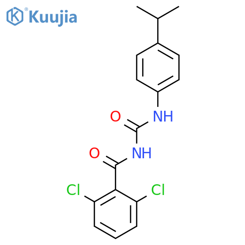 2,6-Dichloro-N-{[4-(propan-2-yl)phenyl]carbamoyl}benzamide structure