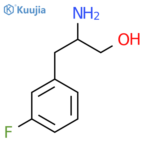 2-amino-3-(3-fluorophenyl)propan-1-ol structure
