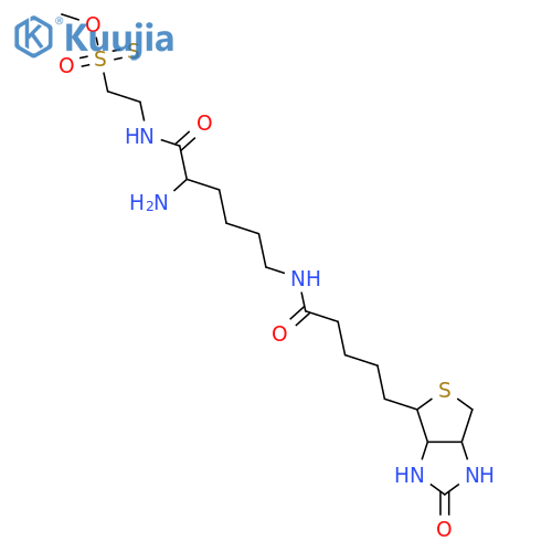 Biocytinamidoethyl Methanethiosulfonate, Trifluroacetic Acid Salt structure