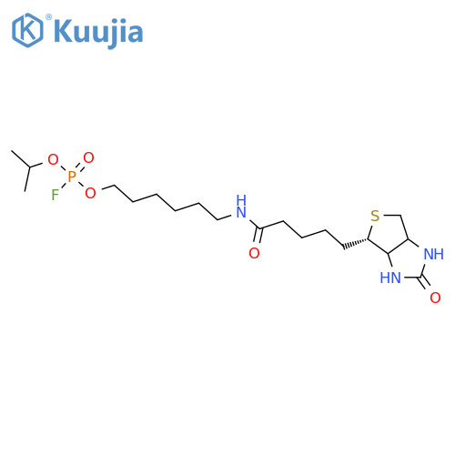 6-N-Biotinylaminohexyl Isopropyl Phosphorofluoridate, Hemihydrate structure