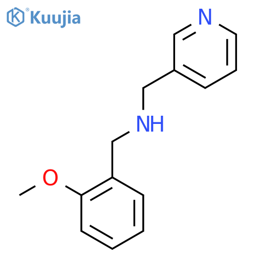 N-(2-Methoxybenzyl)-1-(pyridin-3-yl)methanamine structure