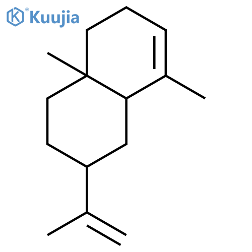 naphthalene, 3,4,4a,5,6,7,8,8a-octahydro-7-isopropylene-1,4a-dimethyl- structure