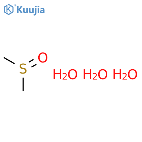 Methane, sulfinylbis-, trihydrate structure