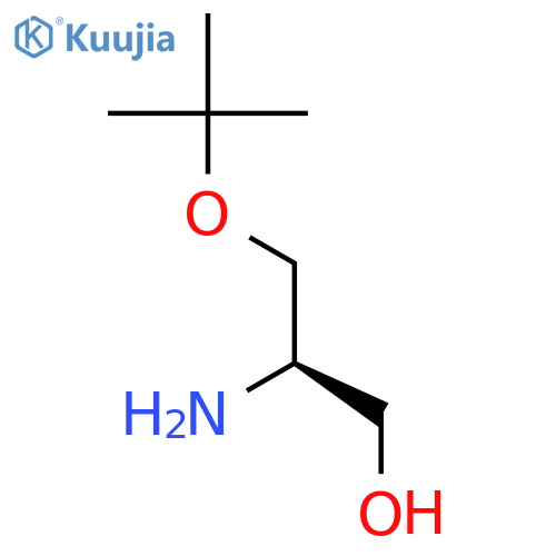 (2R)-2-amino-3-(tert-butoxy)propan-1-ol structure