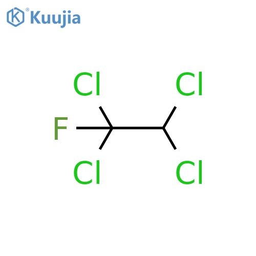 Ethane,1,1,2,2-tetrachloro-1-fluoro- structure