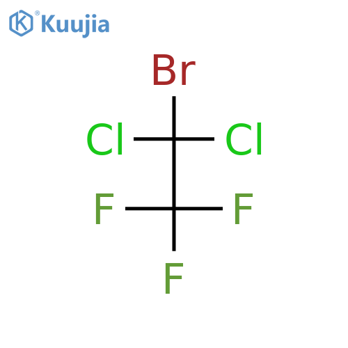 Ethane,1-bromo-1,1-dichloro-2,2,2-trifluoro- structure
