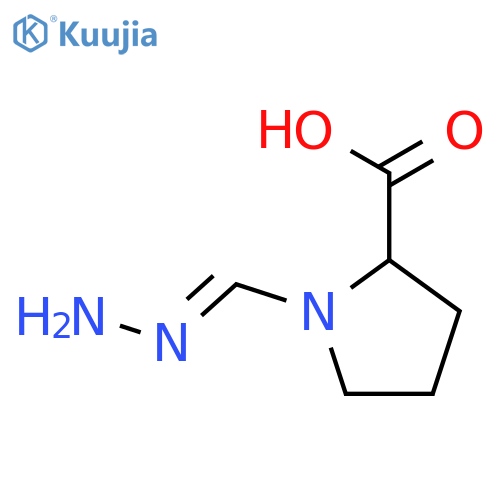 (2S)-1-carbamimidoylpyrrolidine-2-carboxylic acid structure