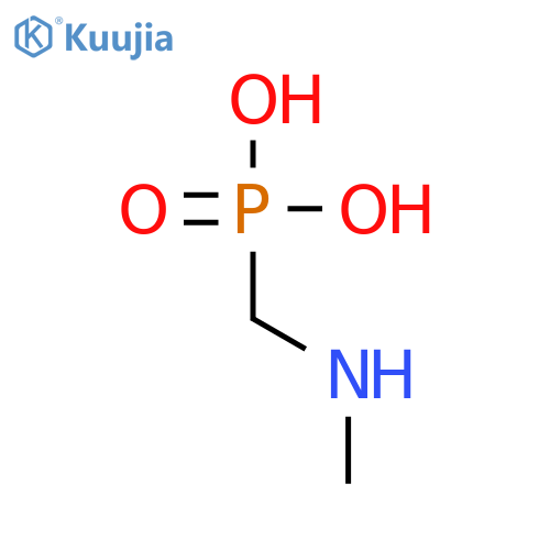 (Methylamino)methyl Phosphonic Acid structure