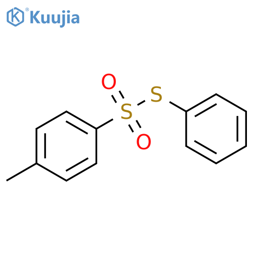S-Phenyl 4-methylbenzenesulfonothioate structure