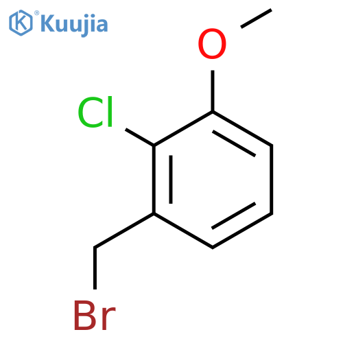 1-(Bromomethyl)-2-chloro-3-methoxybenzene structure